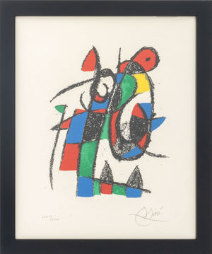 Joan Miro "Lithograph II" Lithograph, 1975
