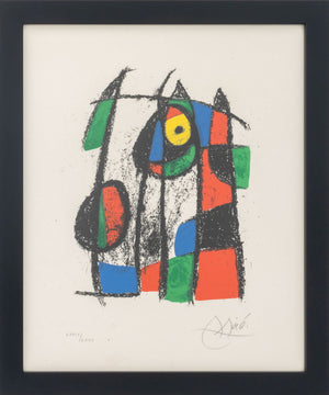 Joan Miro "Lithograph VII" Lithograph, 1975