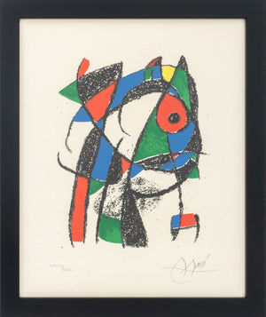 Joan Miro "Lithograph I" Lithograph, 1975