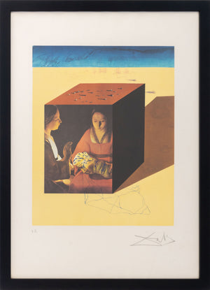 Salvador Dali "Caring for a Surrealist Watch" 1971