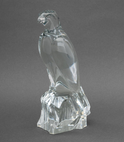 Baccarat Crystal Falcon Sculpture