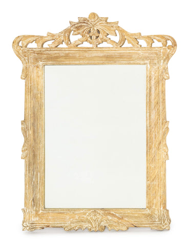 Louis XV Style Carved Wood Framed Mirror