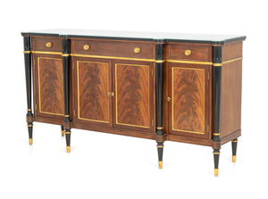 John Widdicomb Flame Mahogany Sideboard