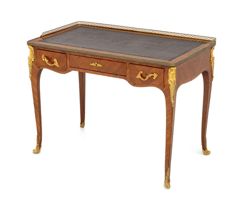 Louis XVI Style Kingwood Bureau Plat