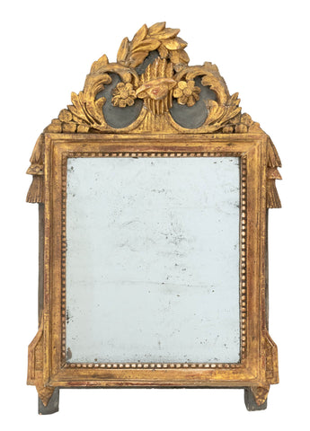 Louis XVI Giltwood Framed Mirror, 18th Century