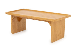 Modern Birdseye Maple Waterfall Coffee Table