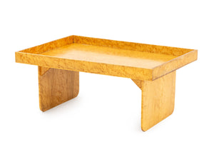 Modern Bird's Eye Maple Tray Table