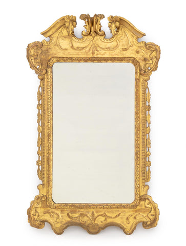 George II Giltwood Framed Mirror