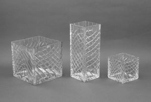 Baccarat Crystal "Kalimnos" Vases, 3