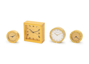 Tiffany & Co. Brass Desk Clocks, 4