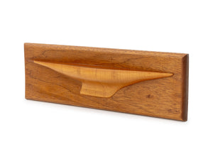 Vintage Half Hull Carved Wood Ship Model