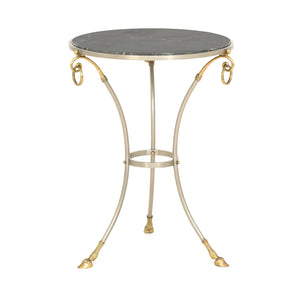 Maison Jansen Style Iron and Brass Gueridon