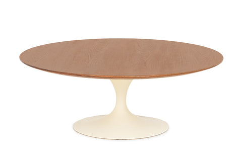 Saarinen x Knoll Associates Oak Tulip Coffee Table