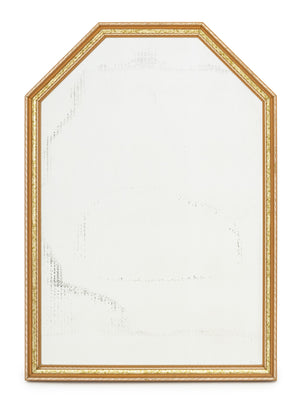 Hollywood Regency Giltwood Beveled Mirror