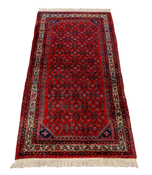 Persian Hamadan Rug, 11' x 5' 3.5"