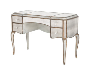 Horchow "Claudia" Mirrored Vanity Table