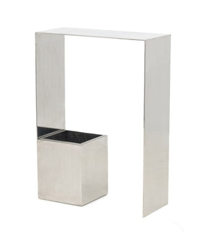 Contemporary Stainless Steel Console Table