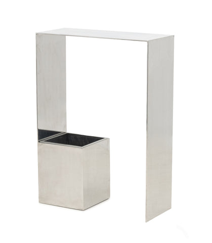 Contemporary Stainless Steel Console Table