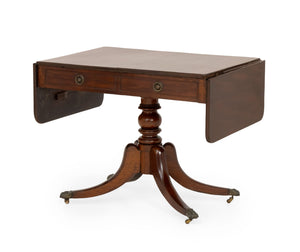 Regency Mahogany Drop Leaf Sofa Table
