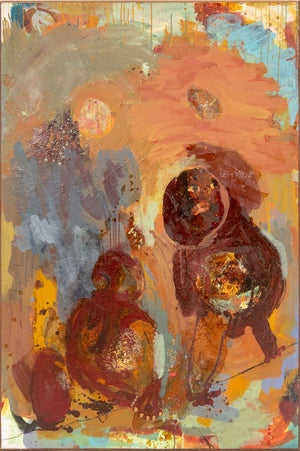 Erika Ranee Cosby "Drying" Acrylic & Shellac, 2014