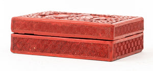 Chinese Cinnabar Buddha Decorative Box (9742195786035)