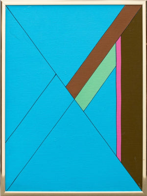 Kenneth Licht Geometric Acrylic on Canvas (9737700868403)