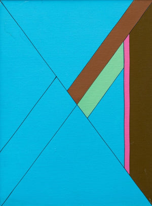 Kenneth Licht Geometric Acrylic on Canvas (9737700868403)