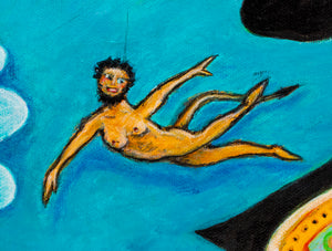 Louis Mendez "Sea World / Dance of Life" Painting (9618788417843)