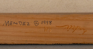 Louis Mendez "Oxacan (sic.) Spirits" Oil on Canvas (9680094134579)