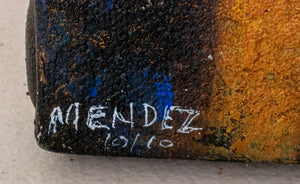 Louis Mendez "Oxacan (sic.) Spirits" Oil on Canvas (9680094134579)