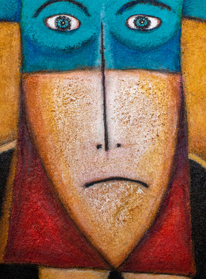 Louis Mendez "Oxacan (sic.) Spirits" Oil on Canvas (9680094134579)