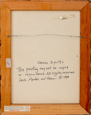 Louis Mendez "Oxacan (sic.) Spirits" Oil on Canvas (9680094134579)