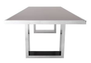 Gabriella Crespi Style Chrome Dining Table (7522223685789)