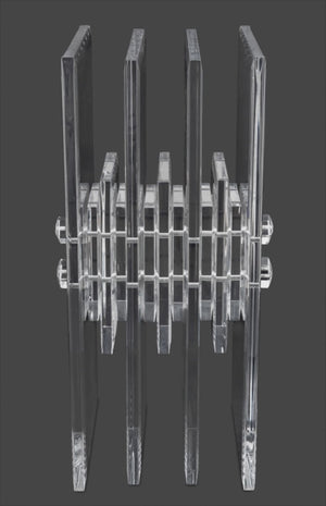 Mid-Century Modern Style Lucite Console Base (9698367308083)