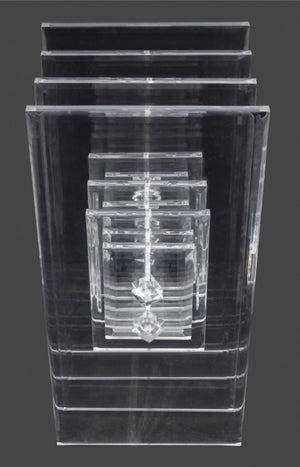 Mid-Century Modern Style Lucite Console Base (9698367308083)