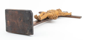 Spanish Colonial Christ Crucified Wood Sculpture (9547344019763)