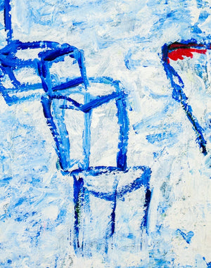 Elfi Schuselka "Do Jump Perches!" Oil on Canvas (8928947503411)
