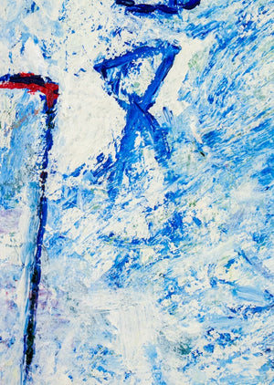 Elfi Schuselka "Do Jump Perches!" Oil on Canvas (8928947503411)