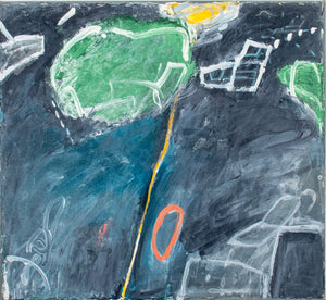 Elfi Schuselka "On Edge" Oil on Canvas (9429122941235)