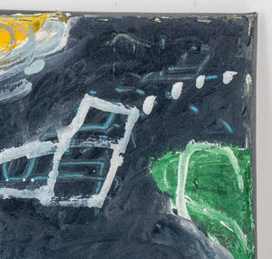 Elfi Schuselka "On Edge" Oil on Canvas (9429122941235)