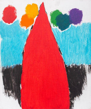 Domenick Capobianco, Colorful Abstract Acrylic on Panel (9429246443827)