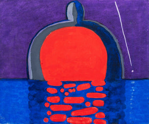 Capobianco "The Severed Head of..." Oil on Canvas (9035608162611)