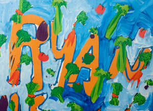 James Franco "Coloring Book" Oil on Canvas, 2015 (9635759161651)