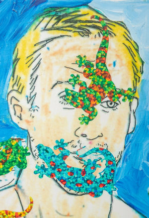 James Franco "Coloring Book" Oil on Canvas, 2015 (9635759161651)