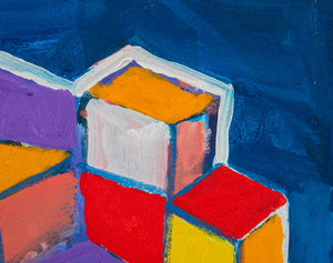 Domenick Capobianco Abstract Cubist Oil on Canvas (9035604164915)