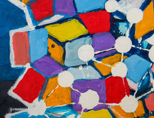 Domenick Capobianco Abstract Cubist Oil on Canvas (9035604164915)