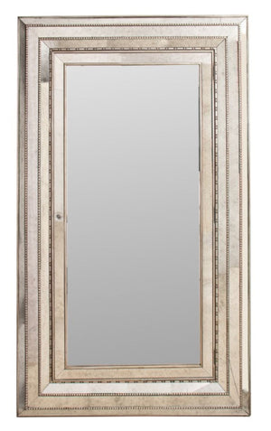 Hollywood Regency Mirror Form Jewelry Cabinet (8949733589299)