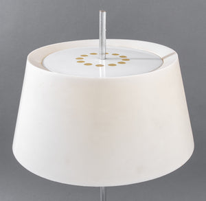 Mid-Century Modern Chrome and Acrylic Office Lamp (8291715154227)