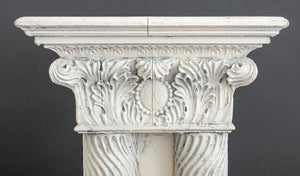 Neoclassical Painted Wood Pedestal / Plant Stand (8552211579187)