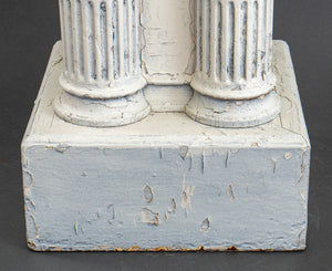 Neoclassical Painted Wood Pedestal / Plant Stand (8552211579187)